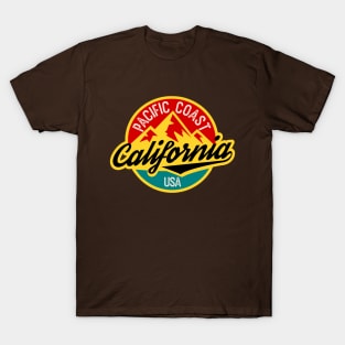 California badge pacific coast T-Shirt